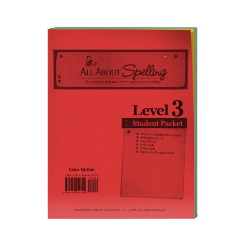 All About Spelling Level 3 - Student Packet (Updated Colour Version)